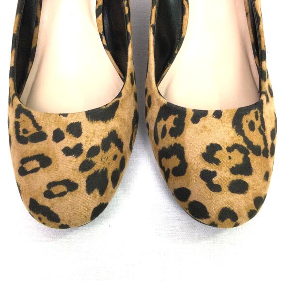 Kelly & Katie Laurene Chita Mob Wife Round Toe Fabric Slip On Wedge Heell 7.5M - Picture 13 of 14